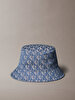 Kadın Lologo Jacquard Bucket Şapka