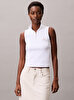 Kadın Woven Label T-shirt