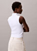 Kadın Woven Label T-shirt
