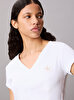 Kadın Woven Label T-shirt