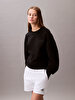 Kadın Logo Emroidery French Terry Sweatshirt