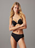 Kadın Plunge Push Up Siyah  Sütyen