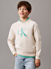 Çocuk Unisex CK Monogram Terry Sweatshirt