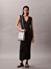 Kadın Line Leather Colorblock Çapraz Çanta 