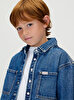 Erkek Çocuk Denim Overshirt Gömlek