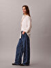 Kadın Low Rise Baggy Jean Pantolon
