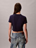 Kadın Logo Croppen T-shirt