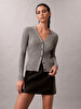 Kadın Mouline Rib Cardigan Hırka