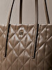 Kadın Quilted Small Tote Çanta