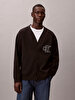 Erkek Knit Rib Logo Sweatshirt