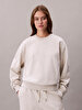 Kadın Embossed Monologo Sweatshirt