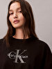 Kadın Boxy Crop Monologo T-shirt