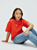 Kız Çocuk CK Logo Boxy T-shirt