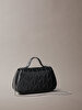 Kadın Quilted Top Handle Çapraz Çanta