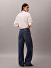 Kadın The Wide Leg Indigo Jean Pantolon