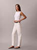 Kadın Mom Chalk White Jean Pantolon