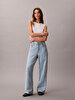 Kadın Low Rise Baggy Jean Pantolon