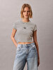 Kadın Striped Monologo Baby T-shirt