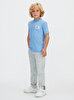 Erkek Çocuk CK Chest Logo T-shirt