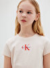 Kız Çocuk Micro Monogram Top T-shirt