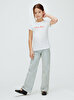 Kız Çocuk Logo Slim T-shirt