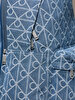 Erkek Emblem Denim Sırt Çantası
