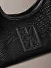 Kadın Emblem Mesh Omuz Çantası