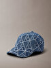 Kadın Jacquard Denim Şapka