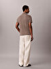 Erkek Slim Supima Zip Polo T-shirt