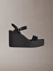 Kadın Wedge 70 Webbing Dolgu Topuklu Sandalet