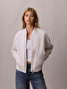 Kadın Linen Bomber Ceket