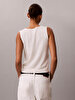 Kadın Linen Blend Tank Top