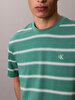 Erkek Easy Stripe Crewn T-shirt