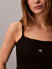 Kadın Woven Label Tank Top