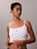 Kadın Woven Label Tank Top
