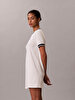Kadın Cotton Monogram Elbise