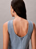 Kadın Sleeveless Denim Elbise