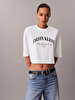 Kadın Cropped Boxy Heritage T-shirt