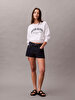Kadın Logo Graphic Crewneck Sweatshirt