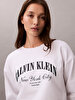 Kadın Logo Graphic Crewneck Sweatshirt