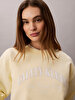 Kadın Logo Graphic Crewneck Sweatshirt