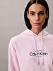 Kadın CK Logo Cropped Sweatshirt