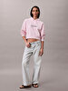 Kadın CK Logo Cropped Sweatshirt