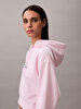 Kadın CK Logo Cropped Sweatshirt