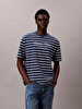 Erkek Stripe Casual T-shirt
