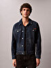Erkek Suede 90s Trucker Denim Ceket