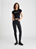 Kadın Orta Bel Skinny Jean Pantolon