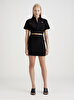 Kadın Short Sleeve Wrap Elbise