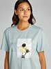 Kadın Flower Graphic Relax T-shirt