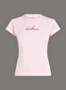 Kadın Slim Script T-shirt